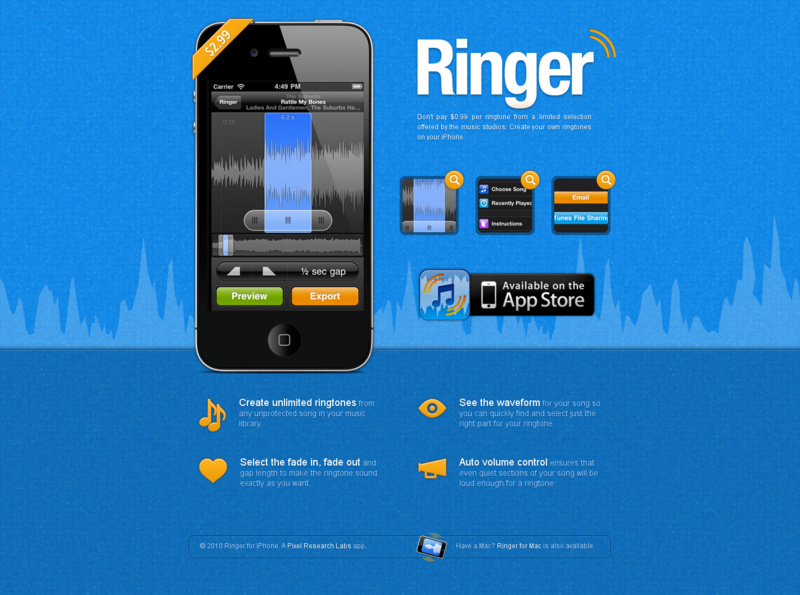 Ringer for iPhone